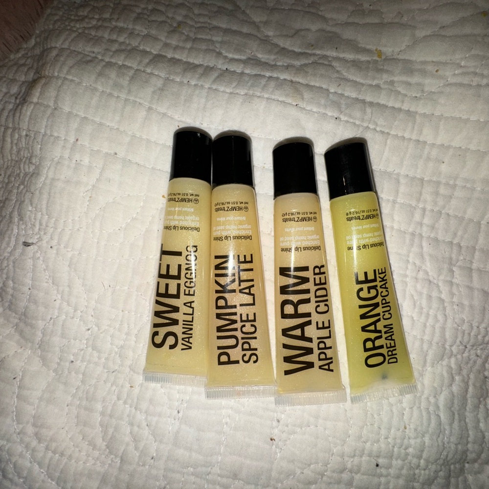 Hempz Treats Lip Shine Bundle of 4